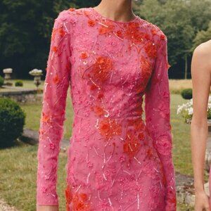 Monique Lhuillier Beaded Gown